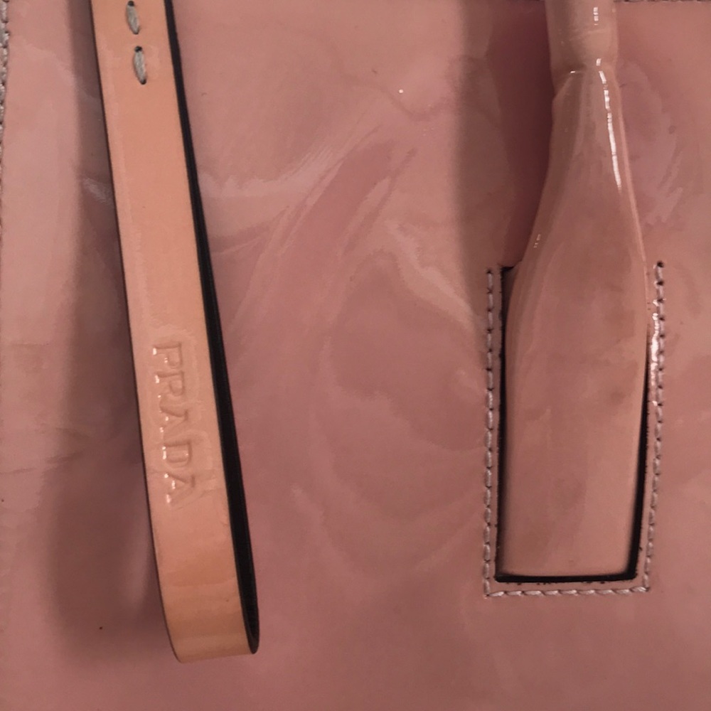 Rare Prada Patent Leather Pink & Brown Bag - Picture 6 of 17